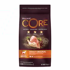Wellness CORE - Croquettes Original Dinde et Poulet pour Chien