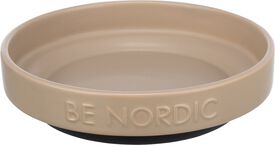 Trixie - Be Nordic Gamelle Plate Céramique Taupe