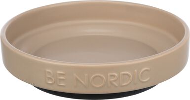 Trixie - Be Nordic Gamelle Plate Céramique Taupe