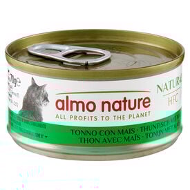 Almo Nature - Pâtée en Boîte HFC Natural Thon et Maïs pour Chat - 70g
