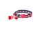 Ferribiella - Collier Anti-étranglement Bohemian pour Chats - Rouge Indicateur image numéro 1