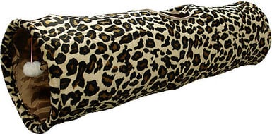 Flamingo - Tunnel Léopard pour Chats - 90x25cm