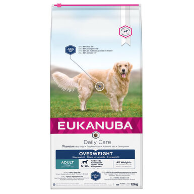 Eukanuba -  Croquettes Daily Care Adulte Surpoids (ou Stérilisés) Pour Toutes Les Races Poulet 12kg