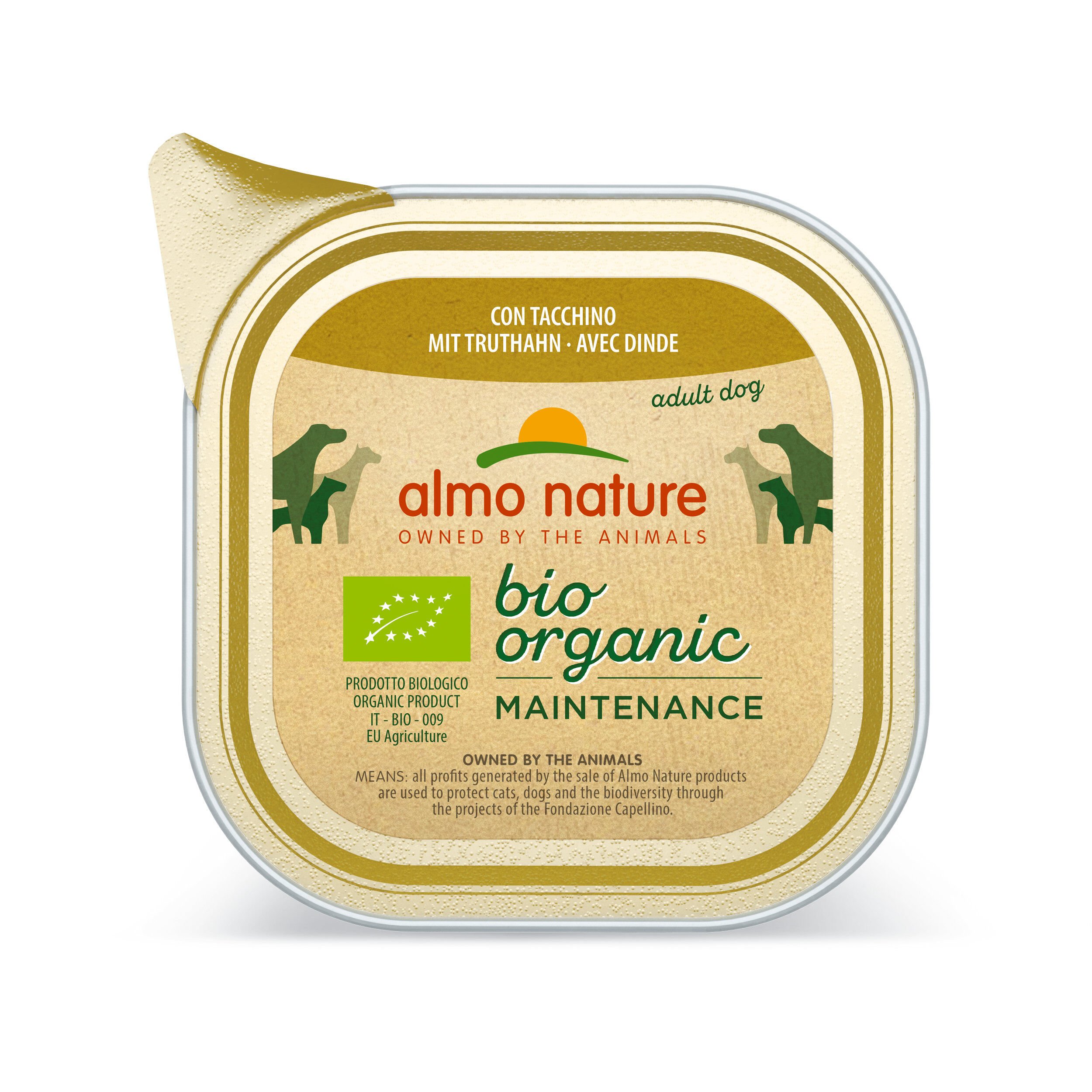 Almo Nature - P&acirc;t&eacute;e Bio Organic Dinde - 100g Image num&eacute;ro 1
