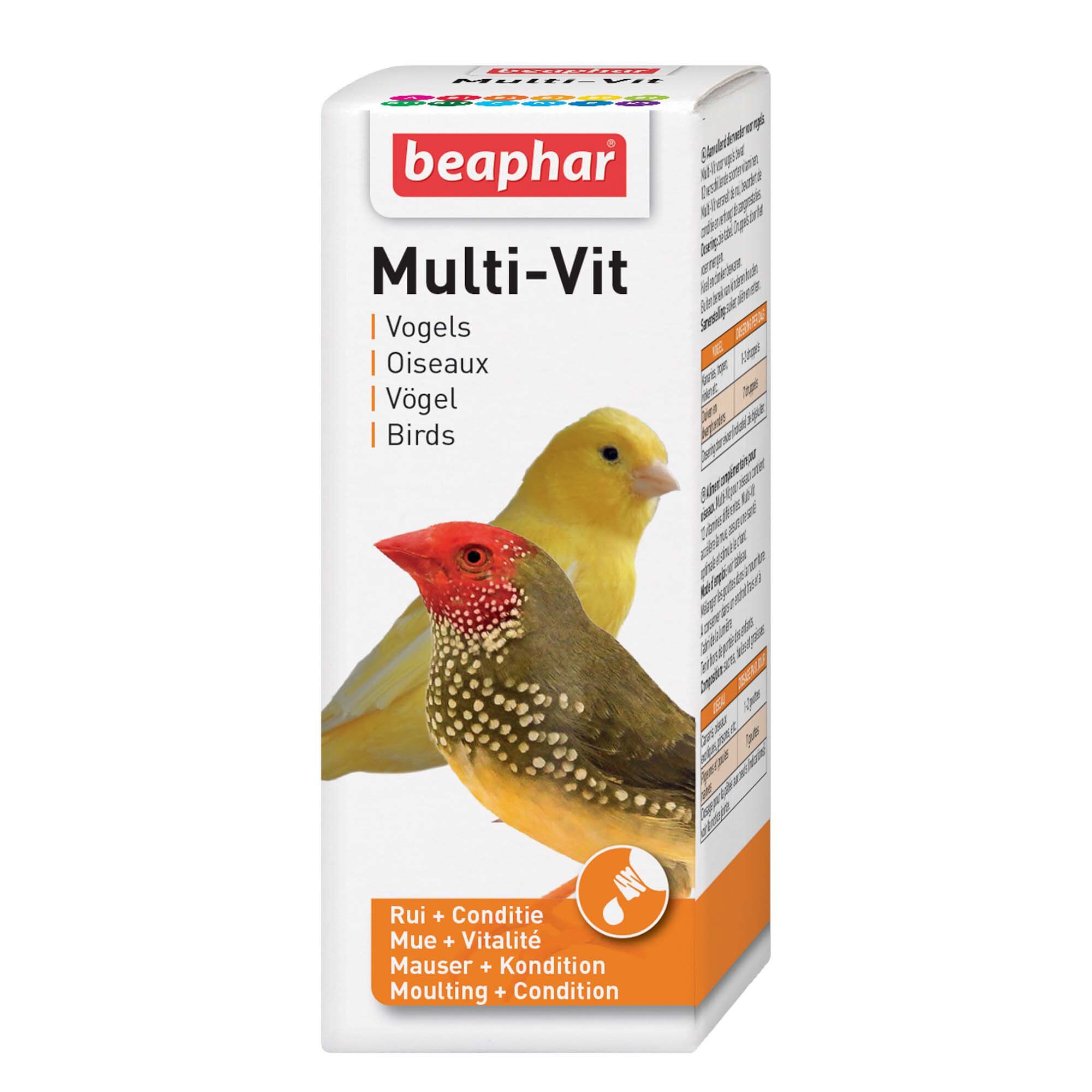 Beaphar - Multi-Vitamines, oiseaux - 50 ml Image num&eacute;ro 1