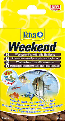 Tetra - Aliment Weekend en Mini-bloc de 6J pour Poissons Tropicaux - x20