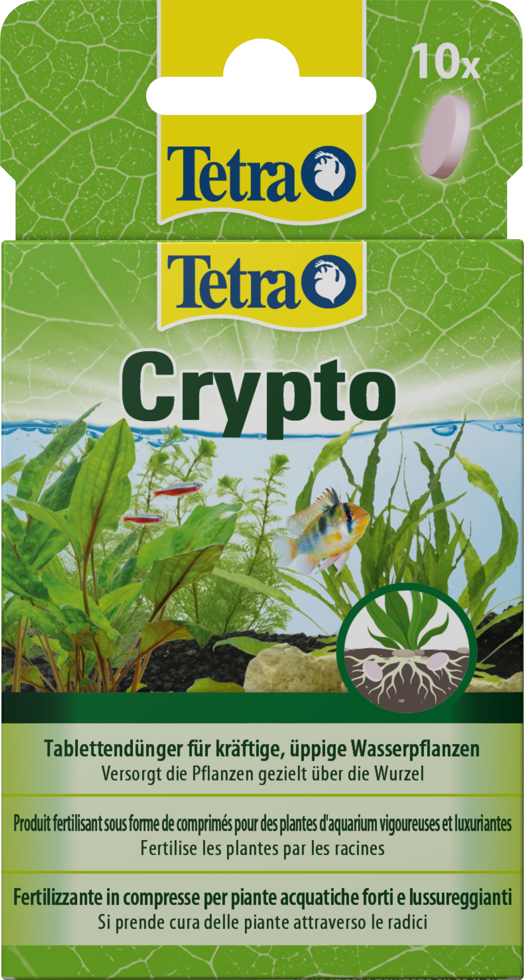 Tetra - Engrais Crypto pour Plantes Aquatiques - x10 comprim&eacute;s Image num&eacute;ro 1