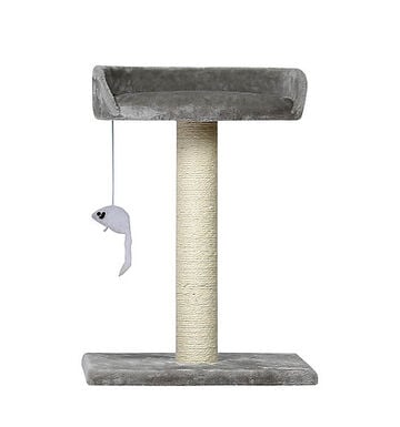Animalis - Arbre à Chat Poteau avec Sofa - Gris