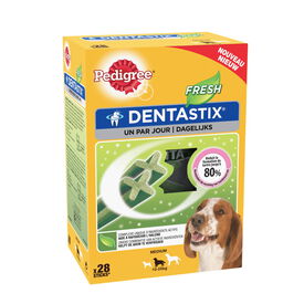 Pedigree - Friandises Dentastix Fresh pour Chien de Moyenne Taille - x28
