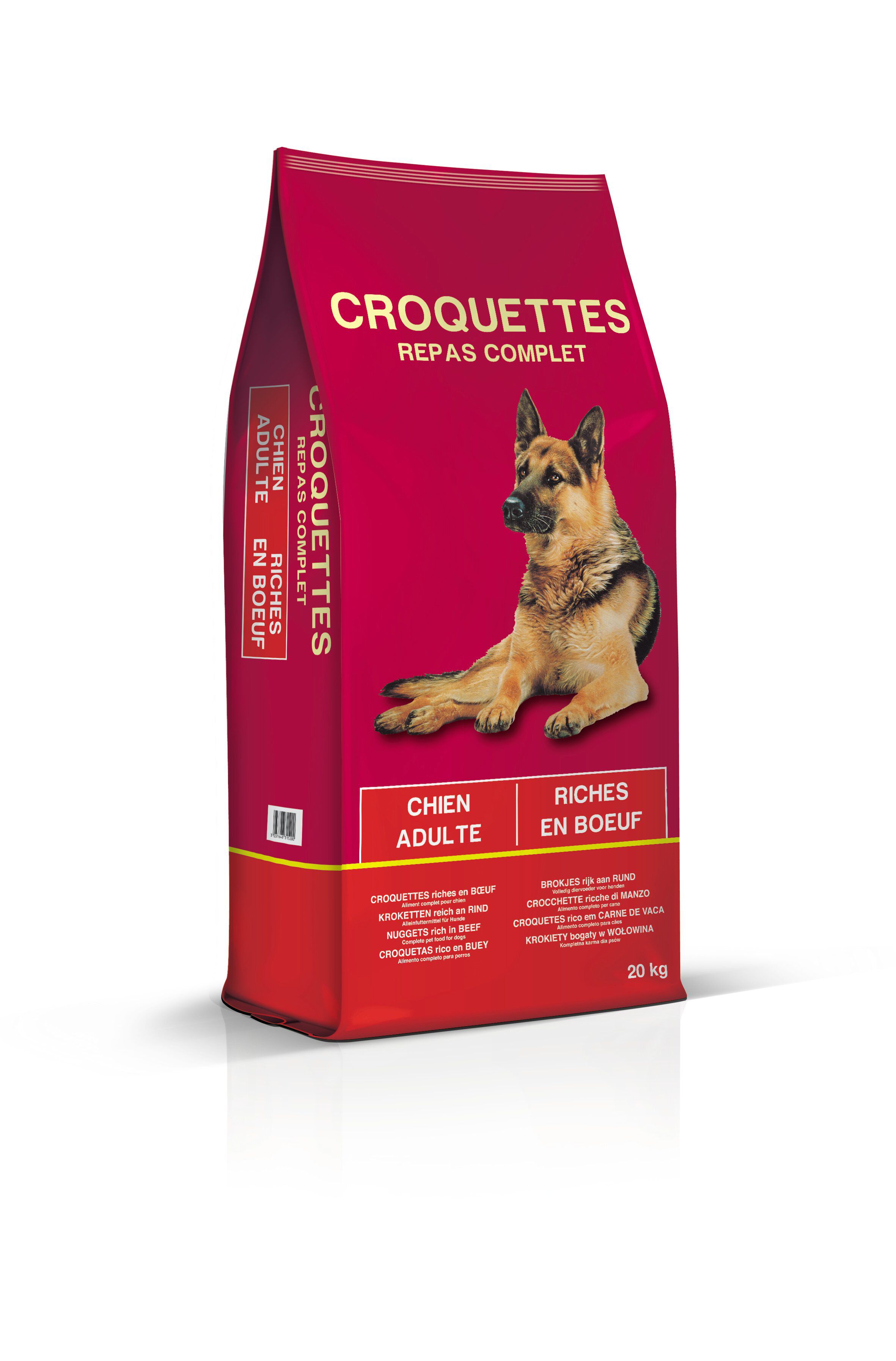 Croquettes au B&oelig;uf pour Chiens - 20Kg Image num&eacute;ro 1