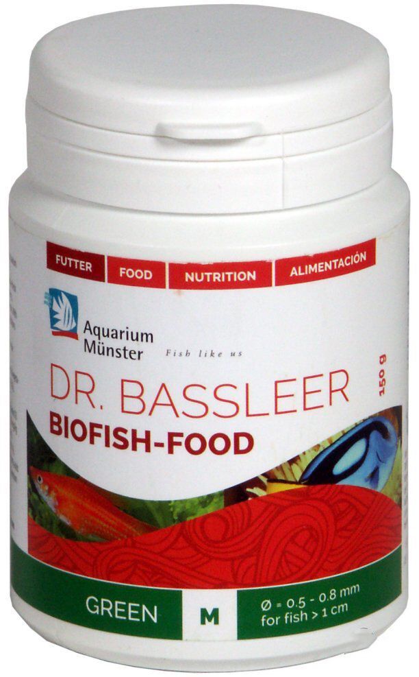 Aquarium M&uuml;nster - Aliment Biofish Food Green M - 150g Image num&eacute;ro 1
