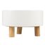 Duvoplus - Mangeoire Céramique Blanc pour Chats - 200ml - 11,5x11,5x6cm Indicateur image numéro 2