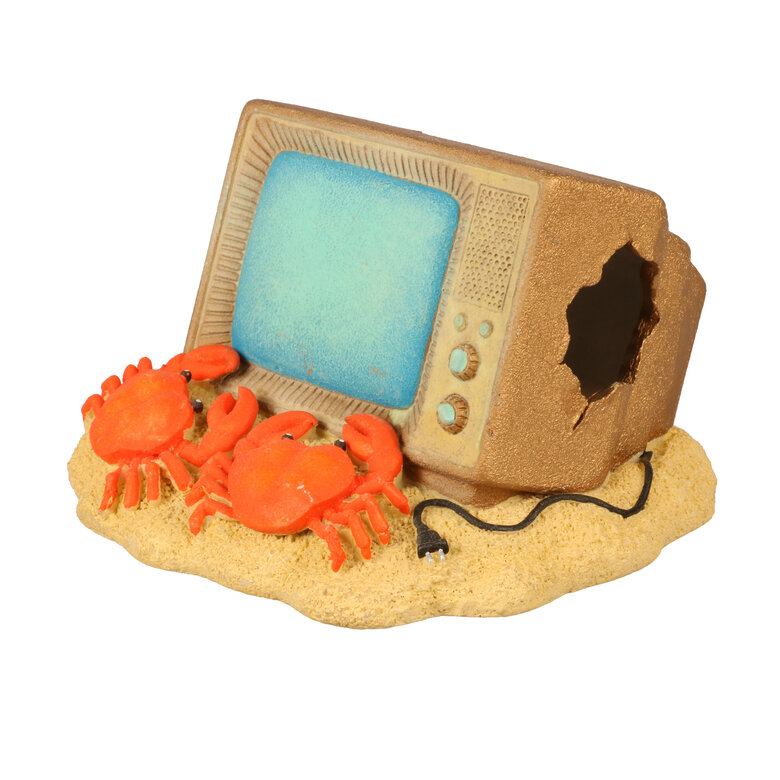 Aquadella - Décoration Télévision Phosphorescente pour Aquarium - 12x11.5x8cm Image numéro 1 Aquadella - Décoration Télévision Phosphorescente pour Aquarium - 12x11.5x8cm Image numéro 1