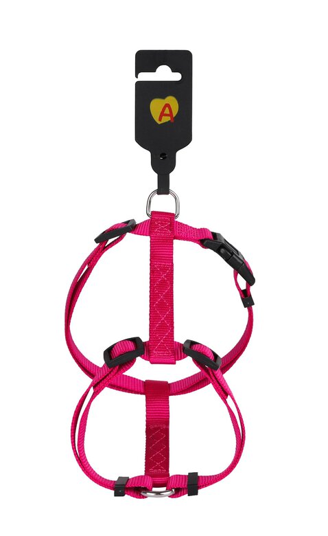 Animalis - Harnais Basic Fuchsia pour Chien - T0 12mm et 32/45cm Image numéro 2 Animalis - Harnais Basic Fuchsia pour Chien - T0 12mm et 32/45cm Image numéro 2