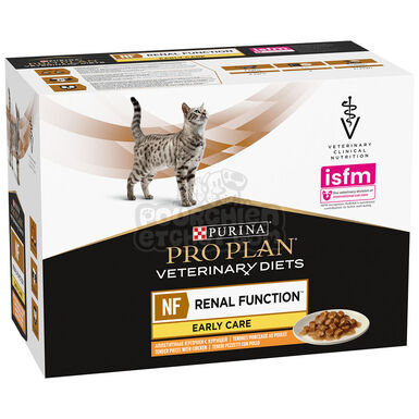 Pro Plan - Sachets Veterinary Diet Renal Function Advanced Care Poulet pour Chats - 10x85g