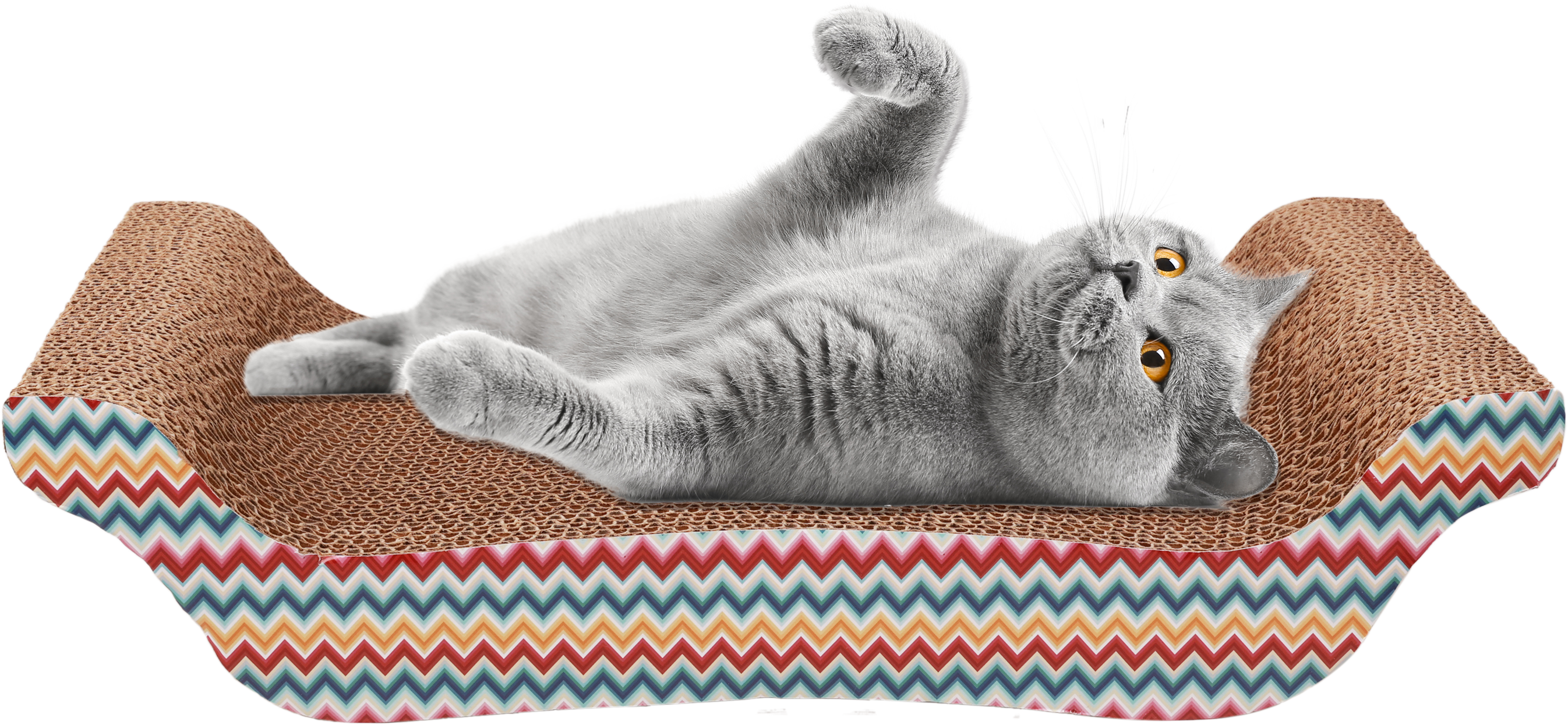 Leeby - Griffoir Funny Remy B pour Chats - 43x21x10cm Image num&eacute;ro 1