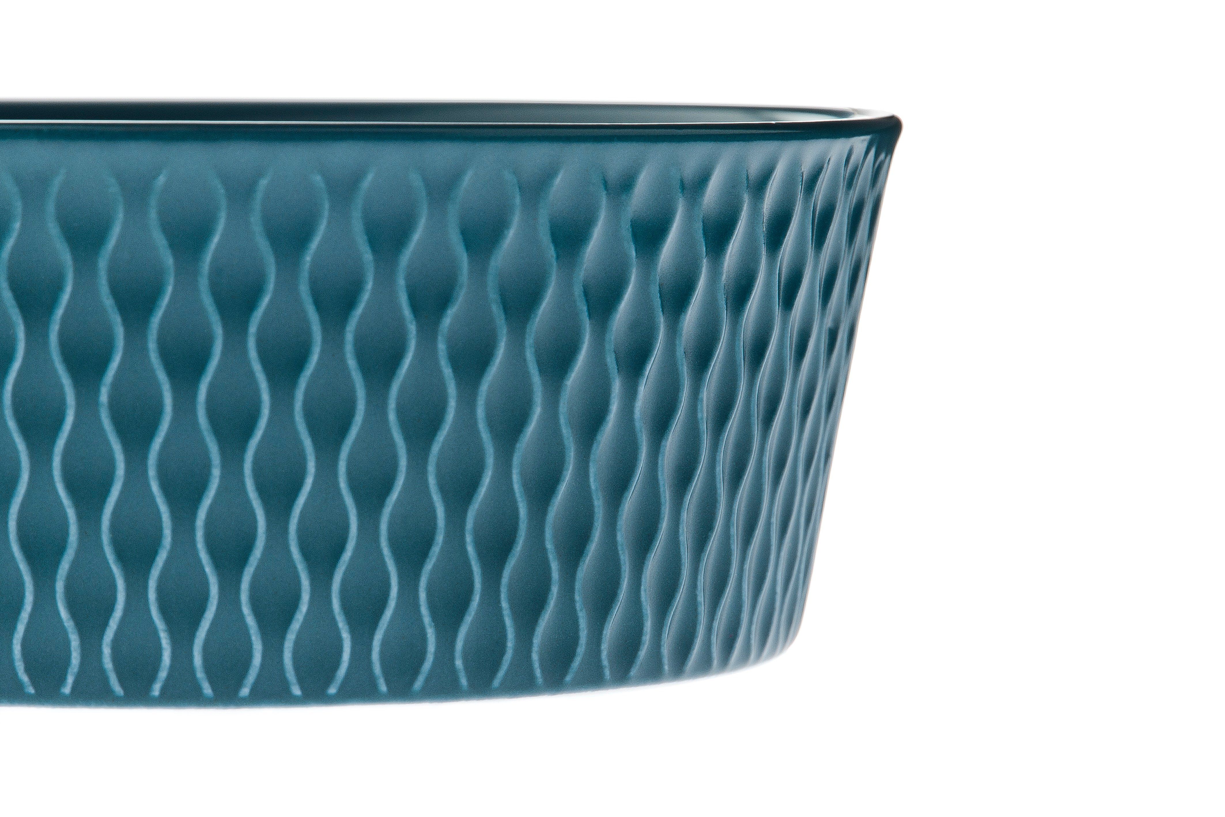 Ferribiella - Bol Porcelaine Galatea P&eacute;trole pour Chiens - 600ml Image num&eacute;ro 2