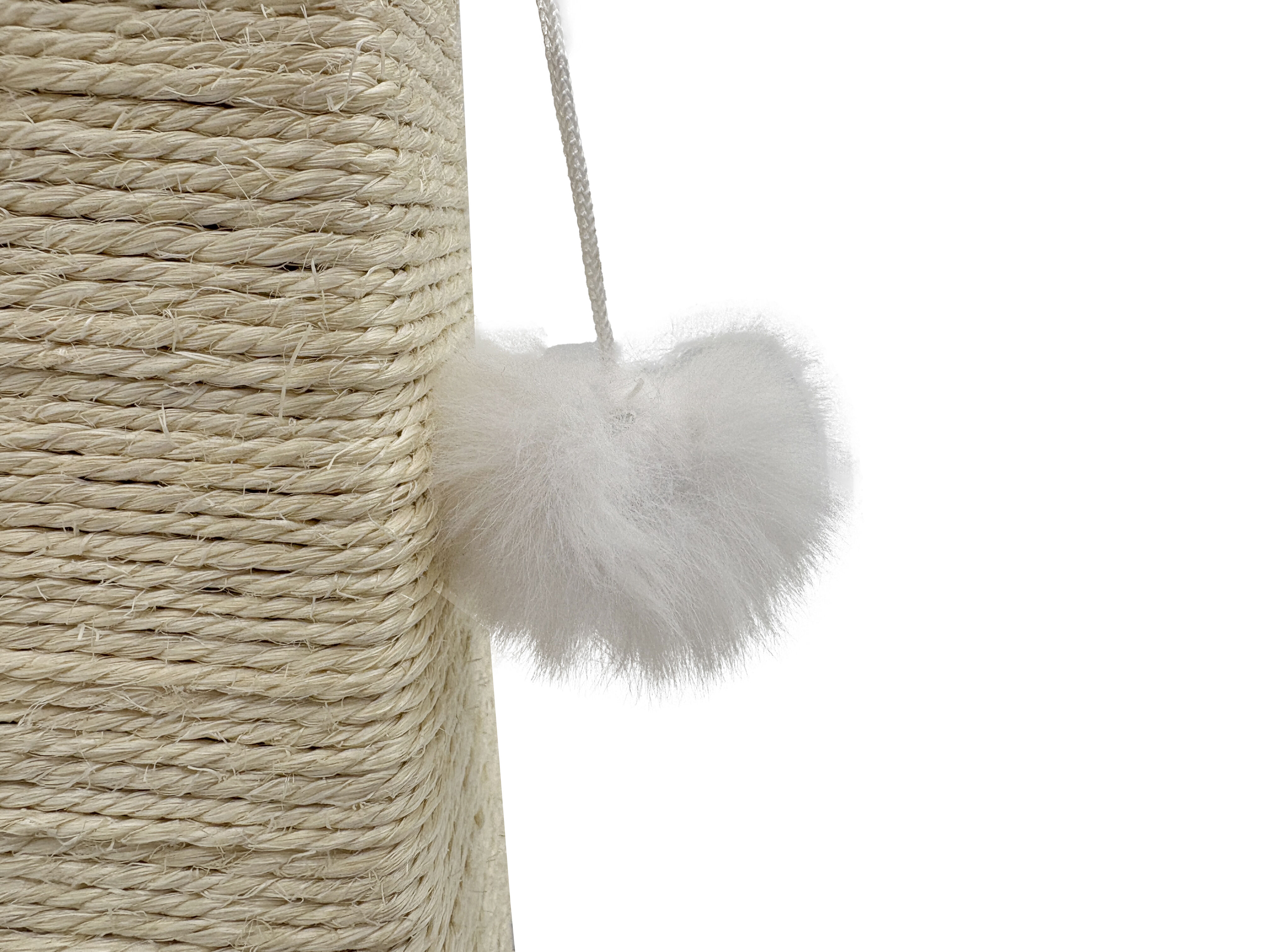 Leeby - Griffoir Pyramide Sisal pour Chats - 28x28x40cm Image num&eacute;ro 3