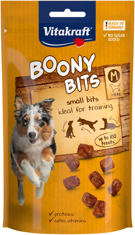 Vitakraft - Friandises Boony Bits M pour Chiens - 120g Image numéro 1 Vitakraft - Friandises Boony Bits M pour Chiens - 120g Image numéro 1