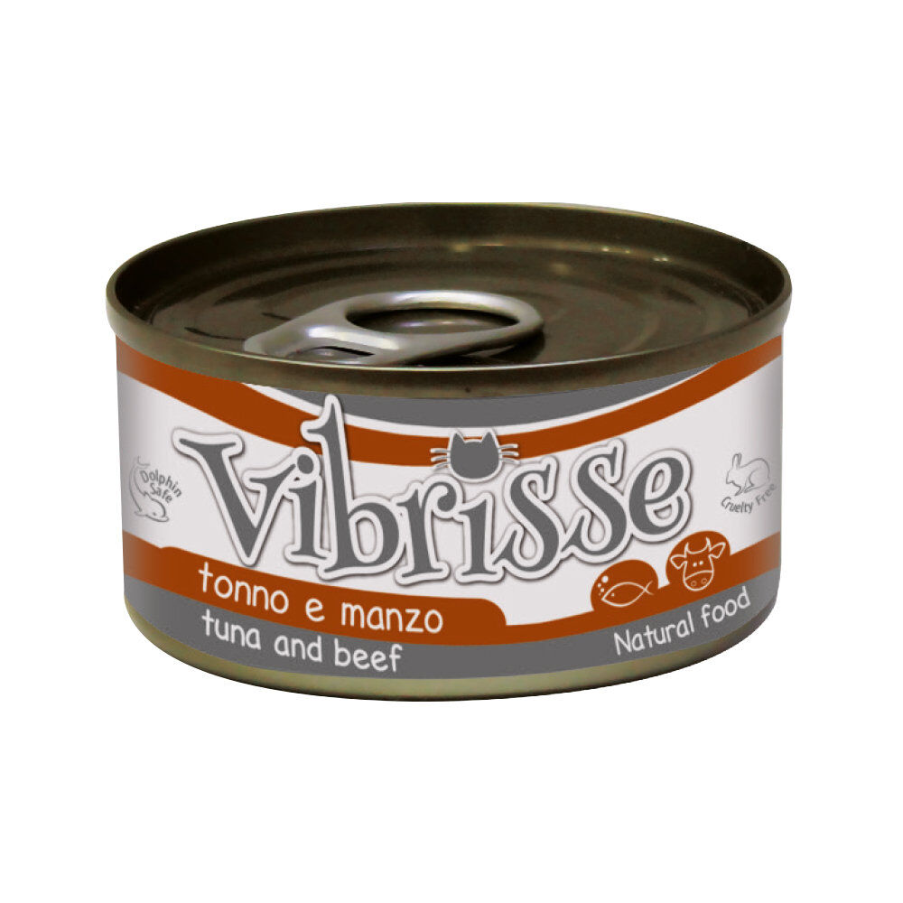 Vibrisse - P&acirc;t&eacute;e Natural Food Thon et Boeuf pour chats - 70g Image num&eacute;ro 1