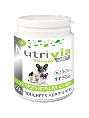 Nutrivia Vet - Bouchées Appétentes Intesticalm pour Chiens - 100g