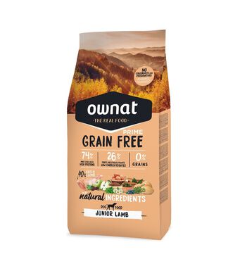 Ownat - Croquettes PRIME Grain Free Agneau pour Chiots