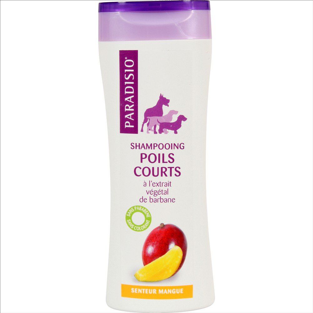 Paradisio - Shampoing Poils Courts Senteur Mangue pour Chien - 250ml Image num&eacute;ro 1