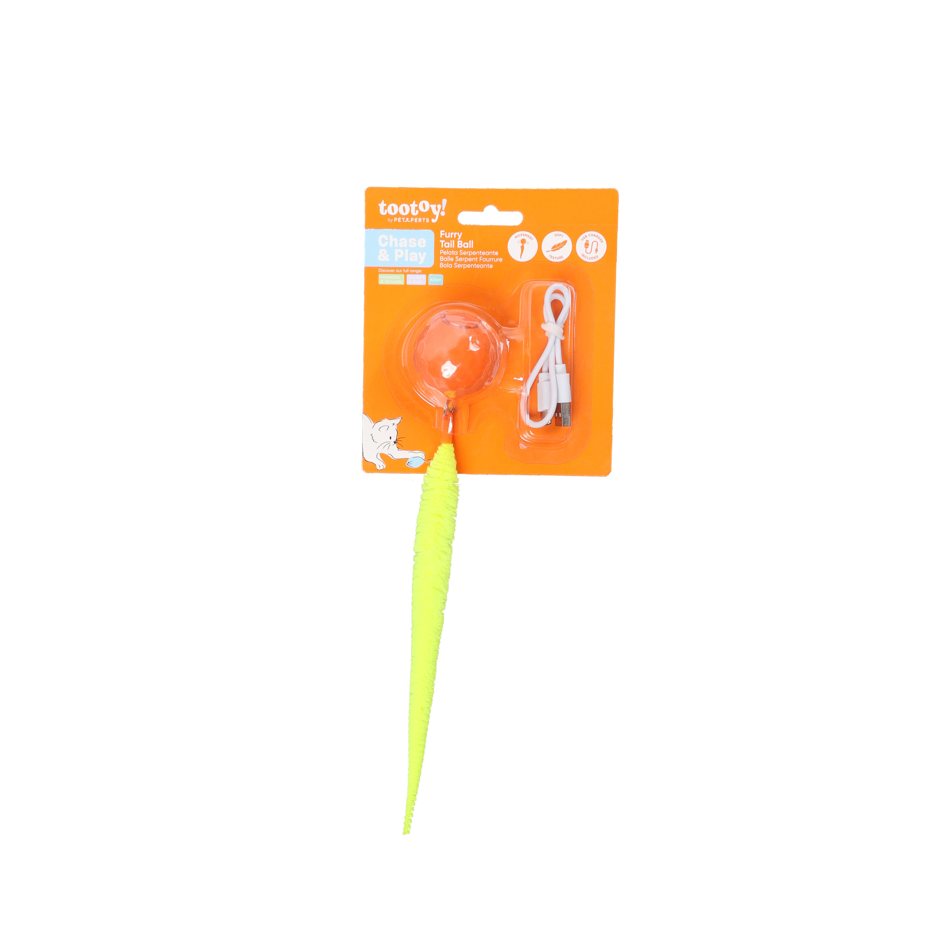 Tootoy! - Jouet Balle Rebondissante pour Chats - 4cm Image num&eacute;ro 1