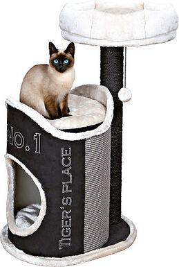 Trixie - Arbre à chat Susana noir/gris clair/gris - 90 cm