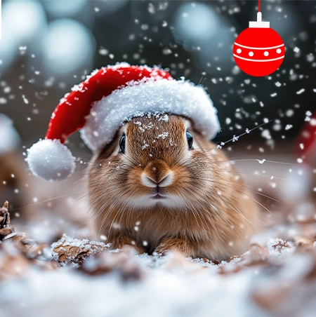 Joyeux noel lapin