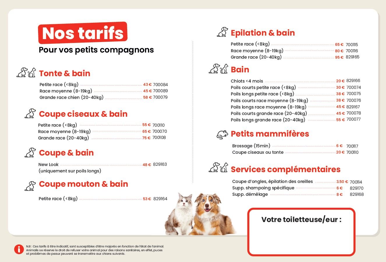Illustration chiens et chats leeby