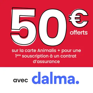 50€ offerts pour une 1ère souscription à un contrat d'assurance Dalma