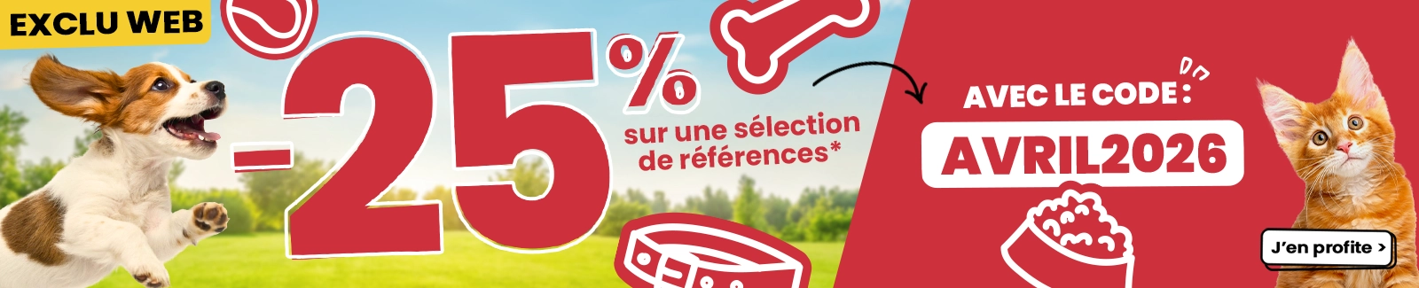 Op&eacute;ration exclu web 25%