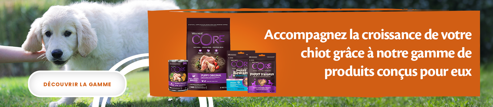 Wellness Core - Accompagnez la croissance de votre chiot