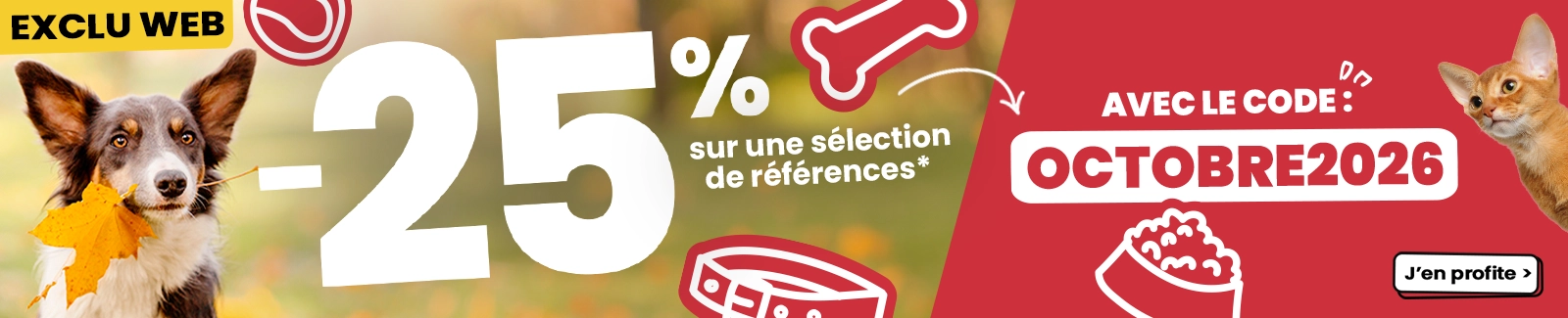 Op&eacute;ration exclu web -25%