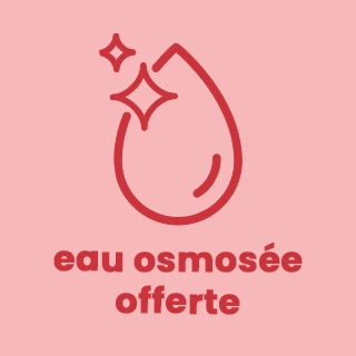 Eau osmosée offerte 