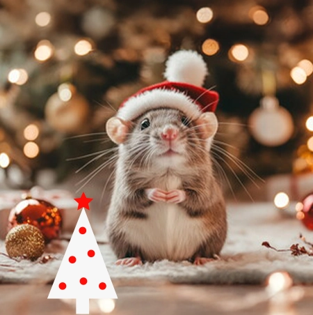 Joyeux noel hamster