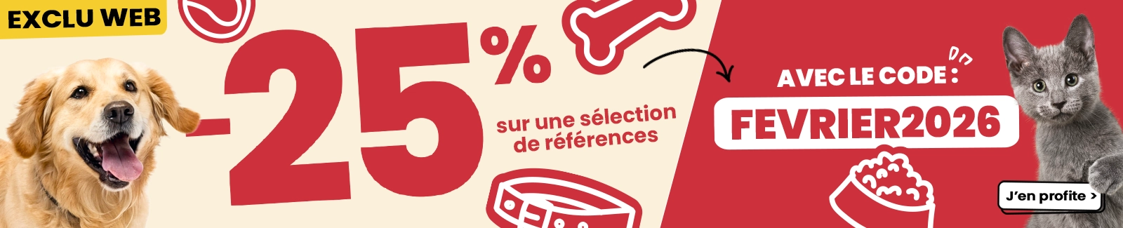 Op&eacute;ration exclu web 25%