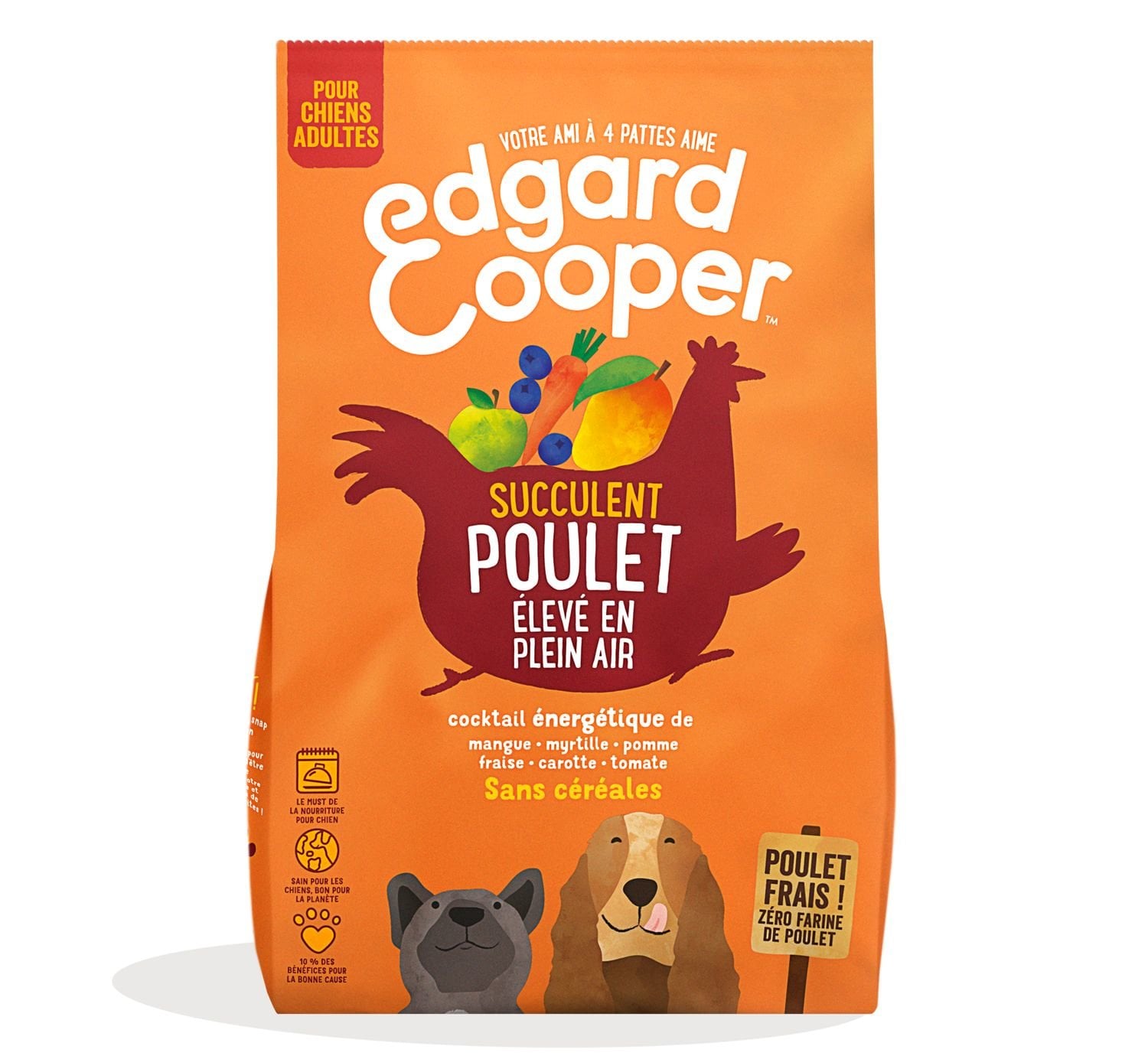 Edgard & Cooper Croquettes au Poulet pour Chien