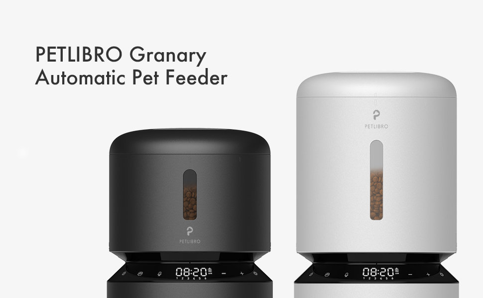 Petlibro Distributeur Automatique Granary Dual Noir 5L Animalis