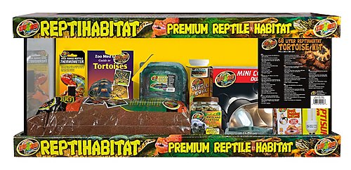 Zoomed - Kit Tortues Terrestres Premium Reptile Habitat - 68L