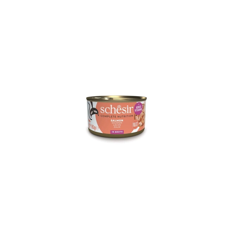 Schesir - Pâtée en Gelée Saumon En Bouillon Pour Chats - 85g