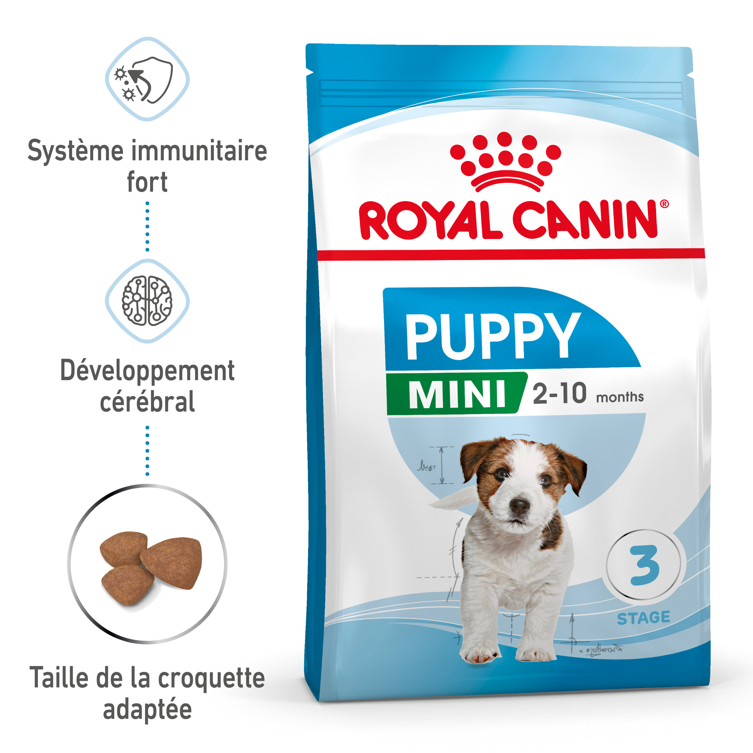 Royal Canin - Croquettes Mini Puppy pour Chiot de 2 à 10 mois