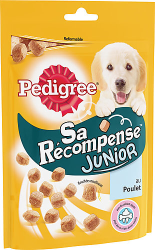 Pedigree - Friandises Récompense Junior au Poulet pour Chien - 125g