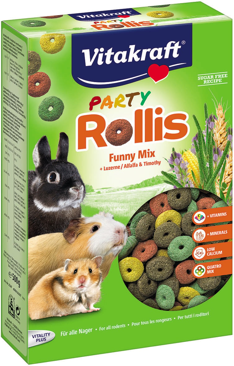 Vitakraft Lot De 2 Bâtons Friandises Lapin Au Miel Et Grains – 85g – Snack Avec Clip Pour Cage
