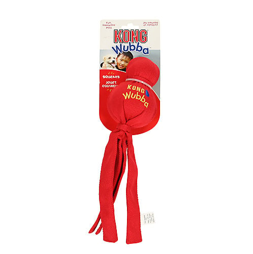 KONG - Jouet Wubba avec Couinement pour Chiot