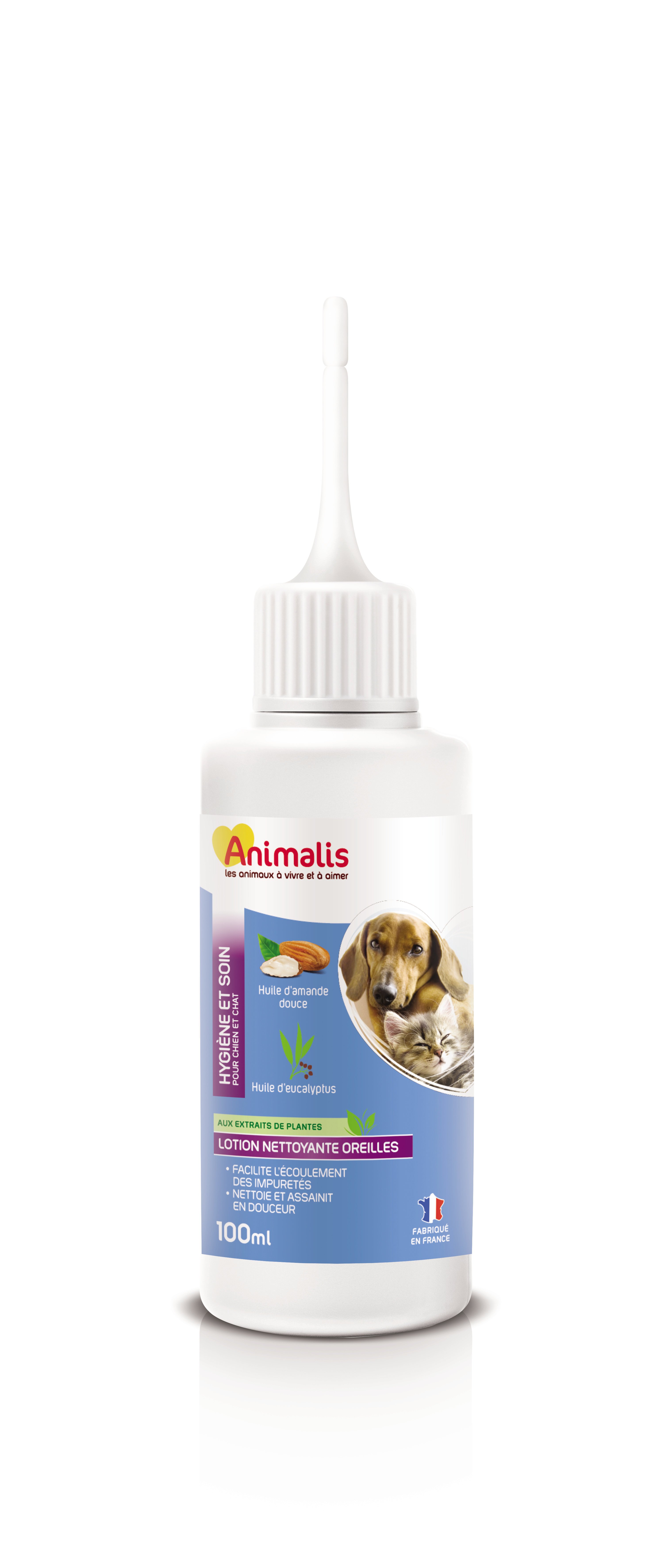 Nettoyant Oreille Pour Chats Et Chiens 22.2ml - Huile Naturelle Apaisante Contre Démangeaisons Et Acariens