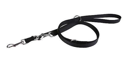 Animalis - Laisse Multiposition Basic 20mm et 200cm pour Chien - Noir